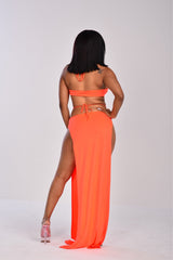ORANGE BIKINI SKIRT
