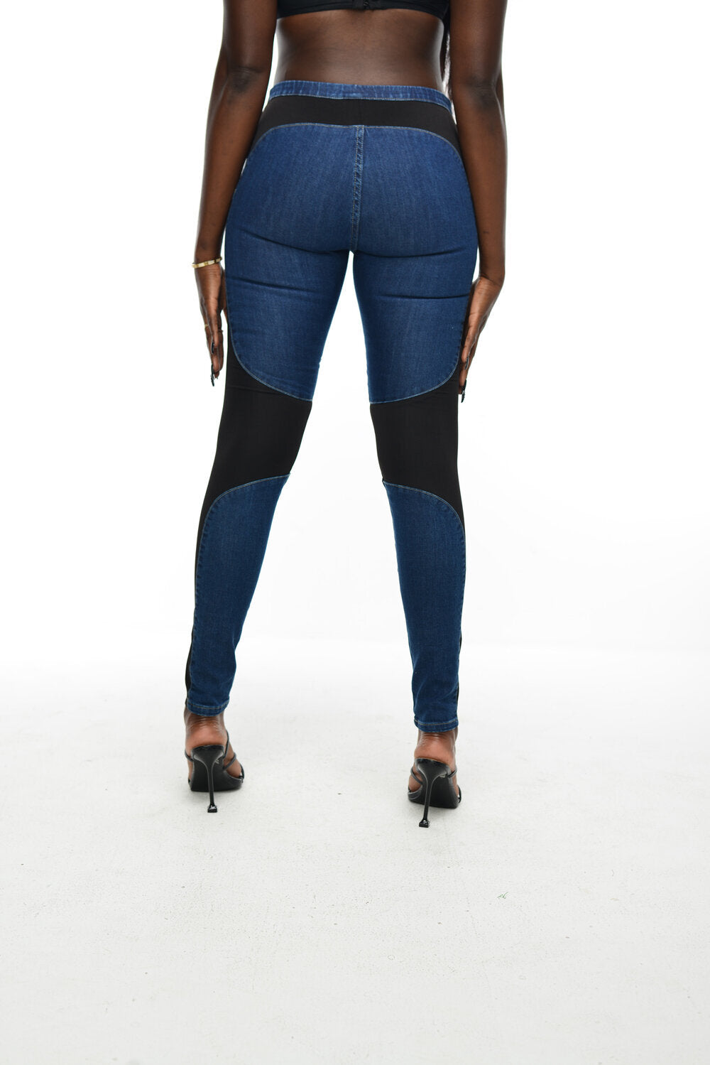 DENIM black leggings