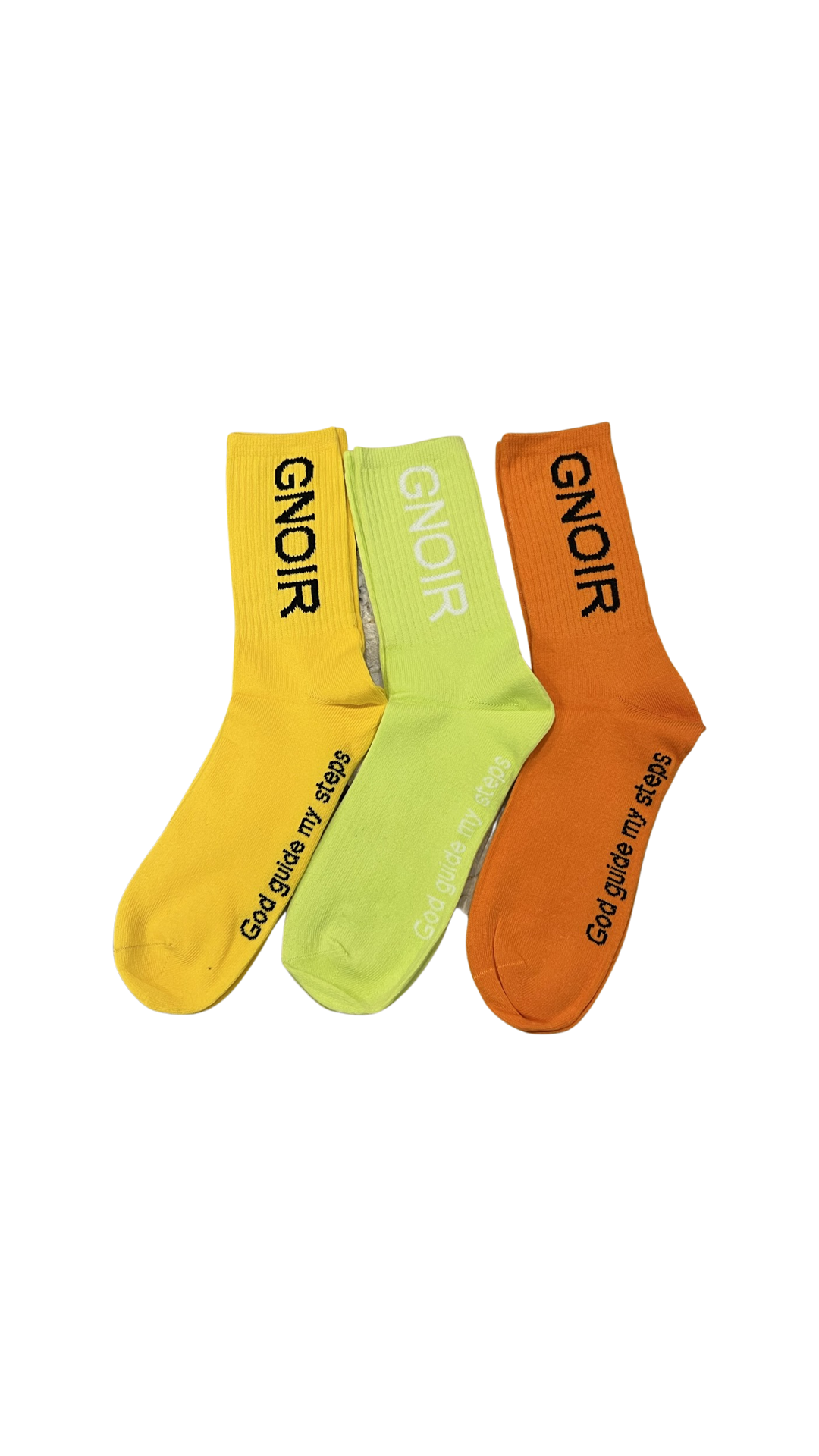 GNOIR YGO SOCKS GOD GUIDE MY STEPS