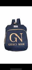 NAVY  BABY BED BAG