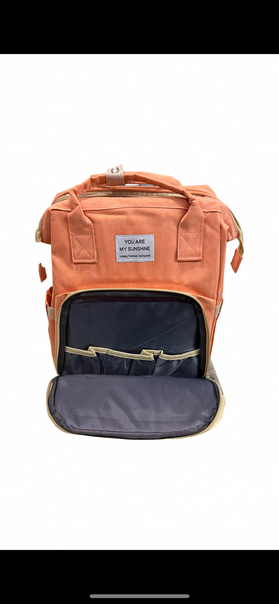 PEACH BABY BED BAG