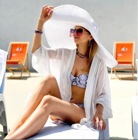 OVERSIZE BEACH HAT