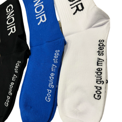 GNOIR BBW SOCKS GOD GUIDE MY STEPS